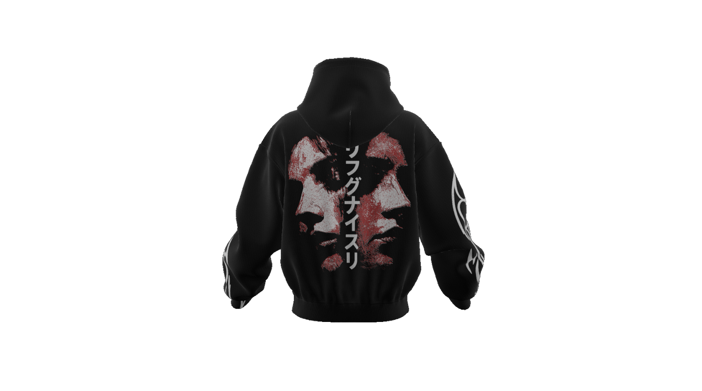 R3 BLACK HOODIE